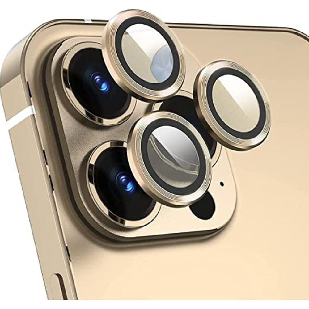 ETY Teknoloji 12 Pro Max Kamera Lens Koruyucu - Gold Cep Telefonu Kılıfı Fiyatı