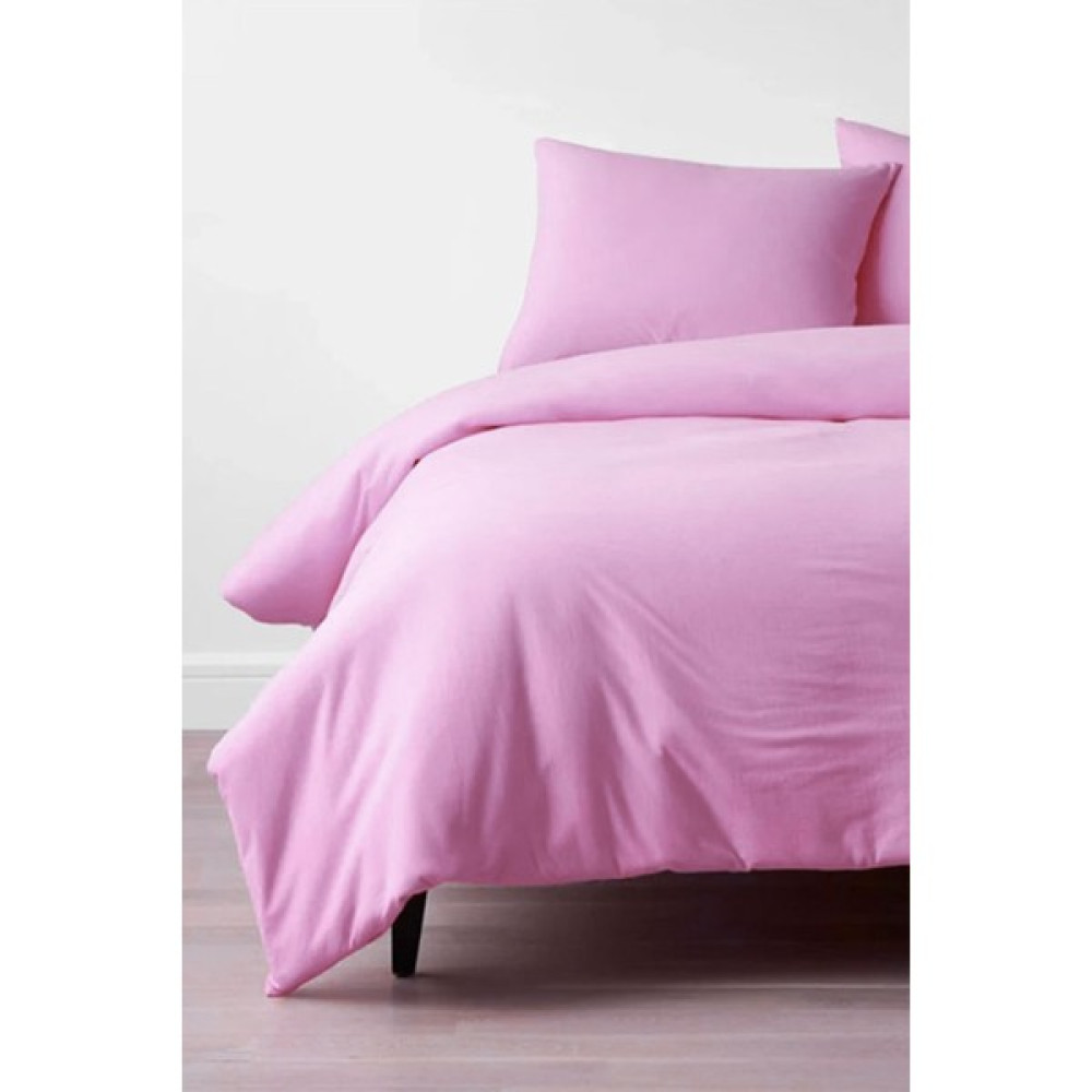 Eumenia %100 Pamuk Penye 2'li Pembe Yastık Kılıfı - 50 x 70 cm Yastık Kılıfı Fiyatı