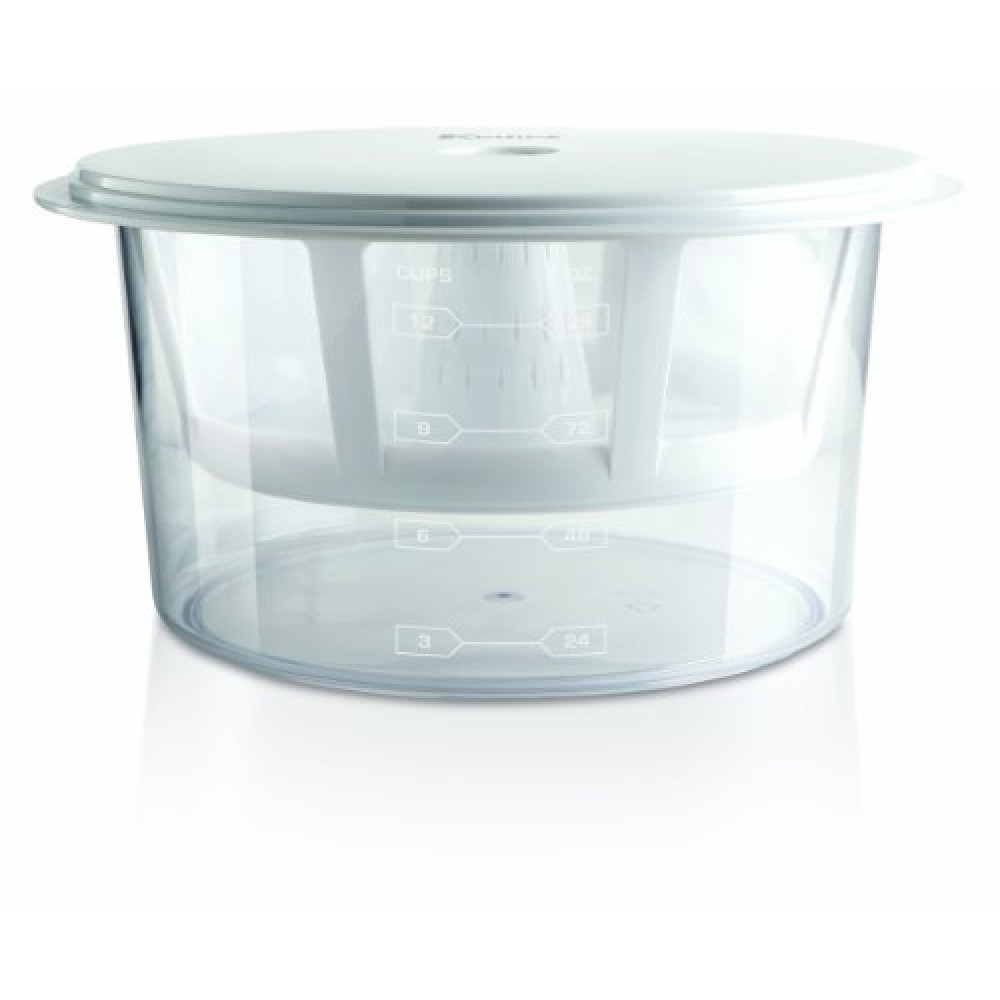 Euro Cuisine GY50 Greek Yogurt Maker with Ultra Fine Mesh Strainer Basket, BPA Free, Patented Greek Yogurt Strainer for Homemade Greek Yogurt (White)
