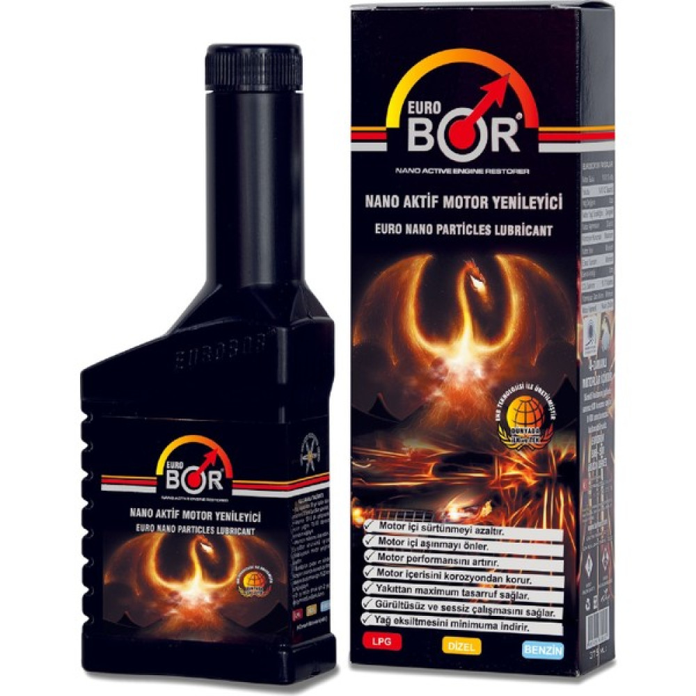 Eurobor 2 Adet - 375 ml Nano Aktif Motor Yenileyici Onarıcı Koruyucu Yağ Katkısı Motor Yağı Fiyatı