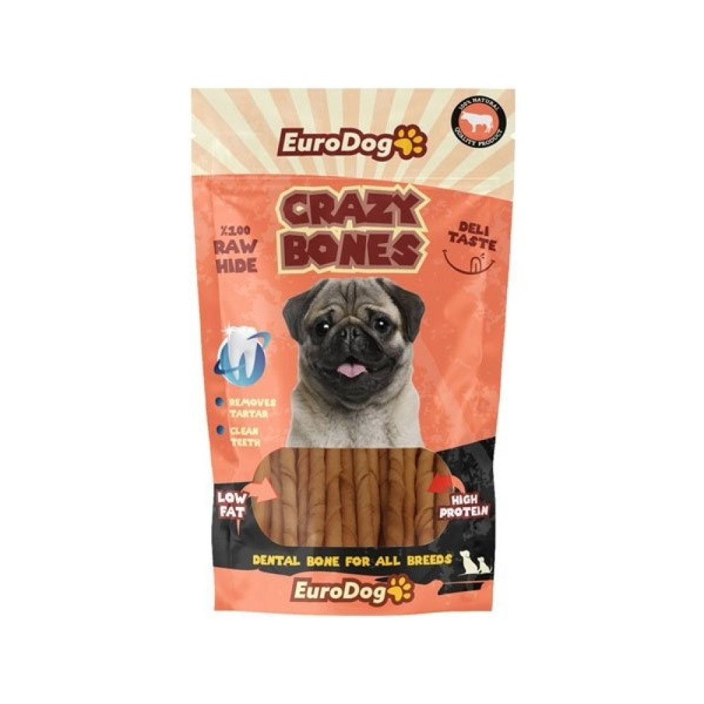 Eurodog Crazy Bone Natural Burgu Kemik Çubuk Köpek Ödülü 12 cm 20 Li Evcil Hayvan Ürünleri Fiyatı