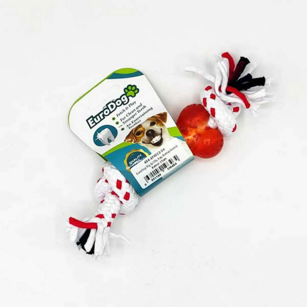 Eurodog Diş İpi Diş Kaşıma Kırmızı Kemik 15cm Oto Boyaları Fiyatı