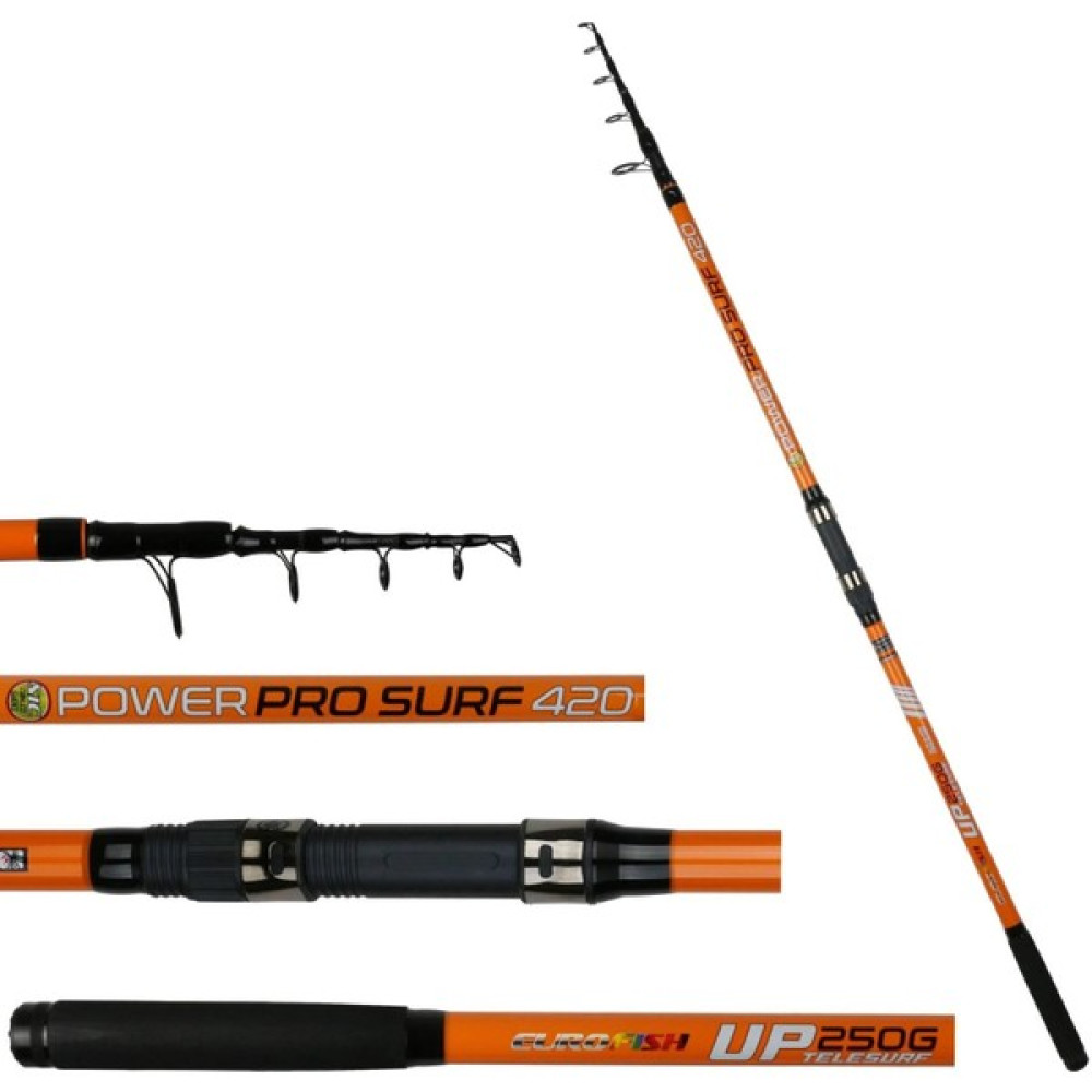Eurofish Power Pro 420 100-250 gr Teleskopik Surf Olta Kamışı Oto Boyaları Fiyatı