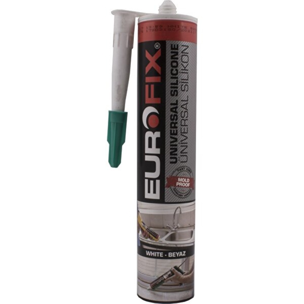 Eurofix Genel Amaçlı Silikon 280 Gr Beyaz Nalburiye & Hırdavat Fiyatı