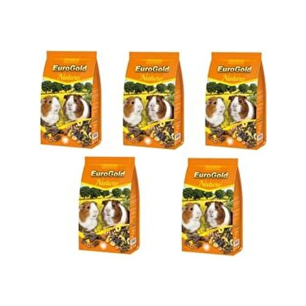 EuroGold 750 gr Guinea Pig Yemi - 5 Adet Doğal Besin ve C Vitamini İçeren Sağlıklı Formül Diğer Fiyatı