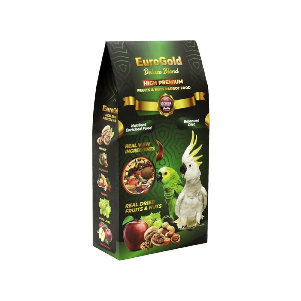 EuroGold Deluxe Blend Fruits&Nuts Meyveli ve Kuruyemişli Papağan Yemi 650 Gr Evcil Hayvan Ürünleri Fiyatı