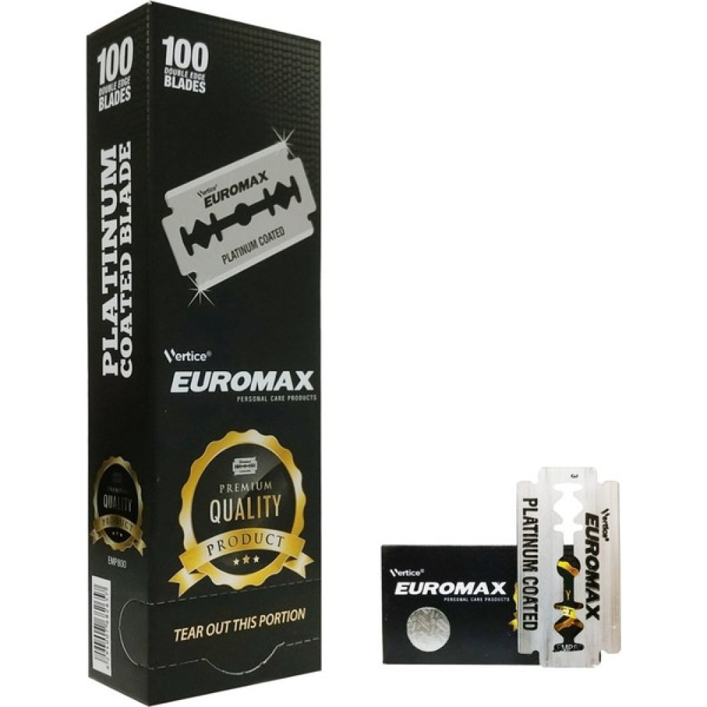 Euromax Platinum Coated Tıraş Bıçağı 1 Paket / 100 Jilet Tıraş Bıçağı ve Yedekleri Fiyatı