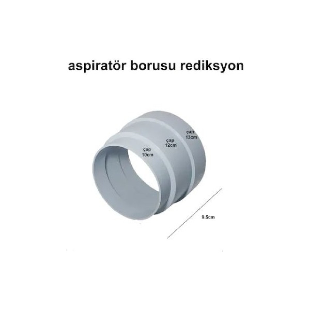 Euromix Aspiratör Borusu Rediksiyonu Davlumbaz Borusu Düşürücü Nalburiye & Hırdavat Fiyatı