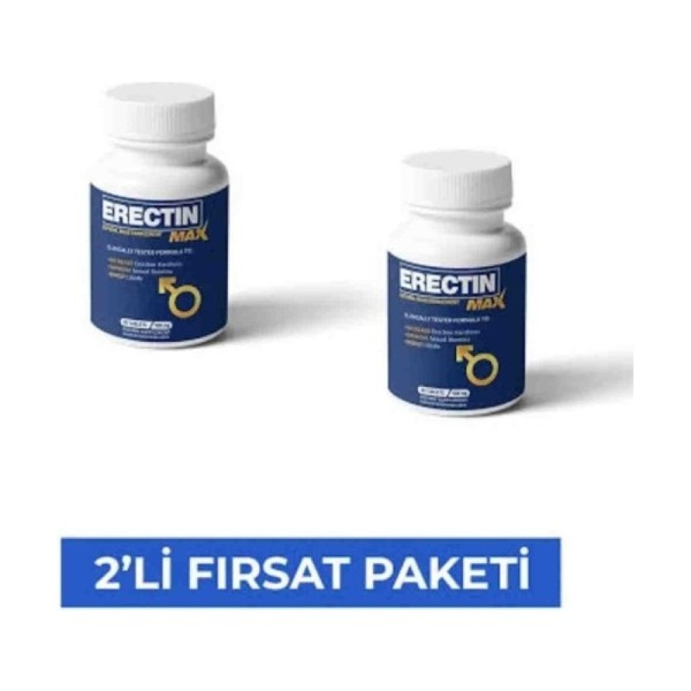 Eurorganic Erectin Max 60'lı - 2 Adet -Erkeklere Özel Ürün Cilt ve Yüz Bakımı Fiyatı