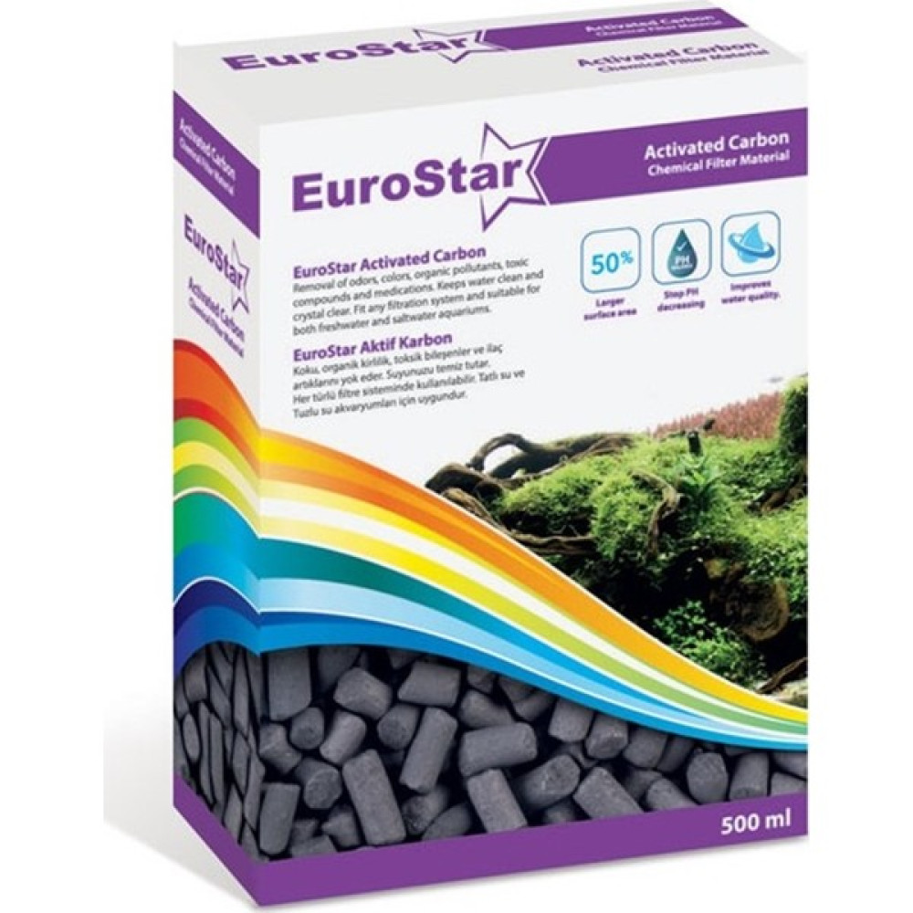 Eurostar Aktif Karbon Filtre Malzemesi 500 ml Evcil Hayvan Ürünleri Fiyatı