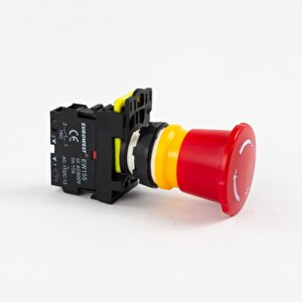 Eurowest Ew-55-01zs 40mm Kalici Aci̇l Stop Mantar Buton (3 Adet ) Elektrik ve Aydınlatma Fiyatı