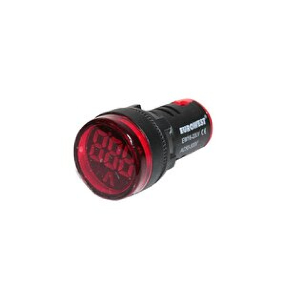 Eurowest Ew16-22lv-k Led Voltmetre (22mm - 24-550v - Kirmizi) Diğer Test ve Ölçüm Cihazları Fiyatı