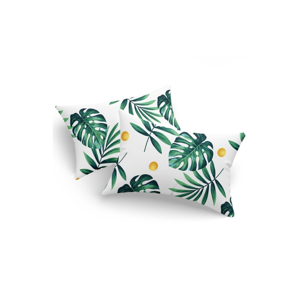 Ev & Ev Home 2li Yastık Kılıfı Monstera Yeşil Yastık Kılıfı Fiyatı