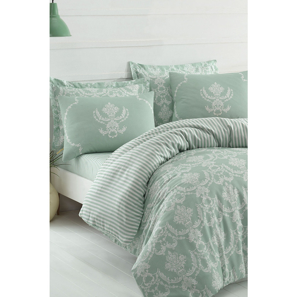 Ev & Ev Home Mature Nevresim Seti Çift Kişilik Pure Suyeşili Nevresim Takımı Fiyatı