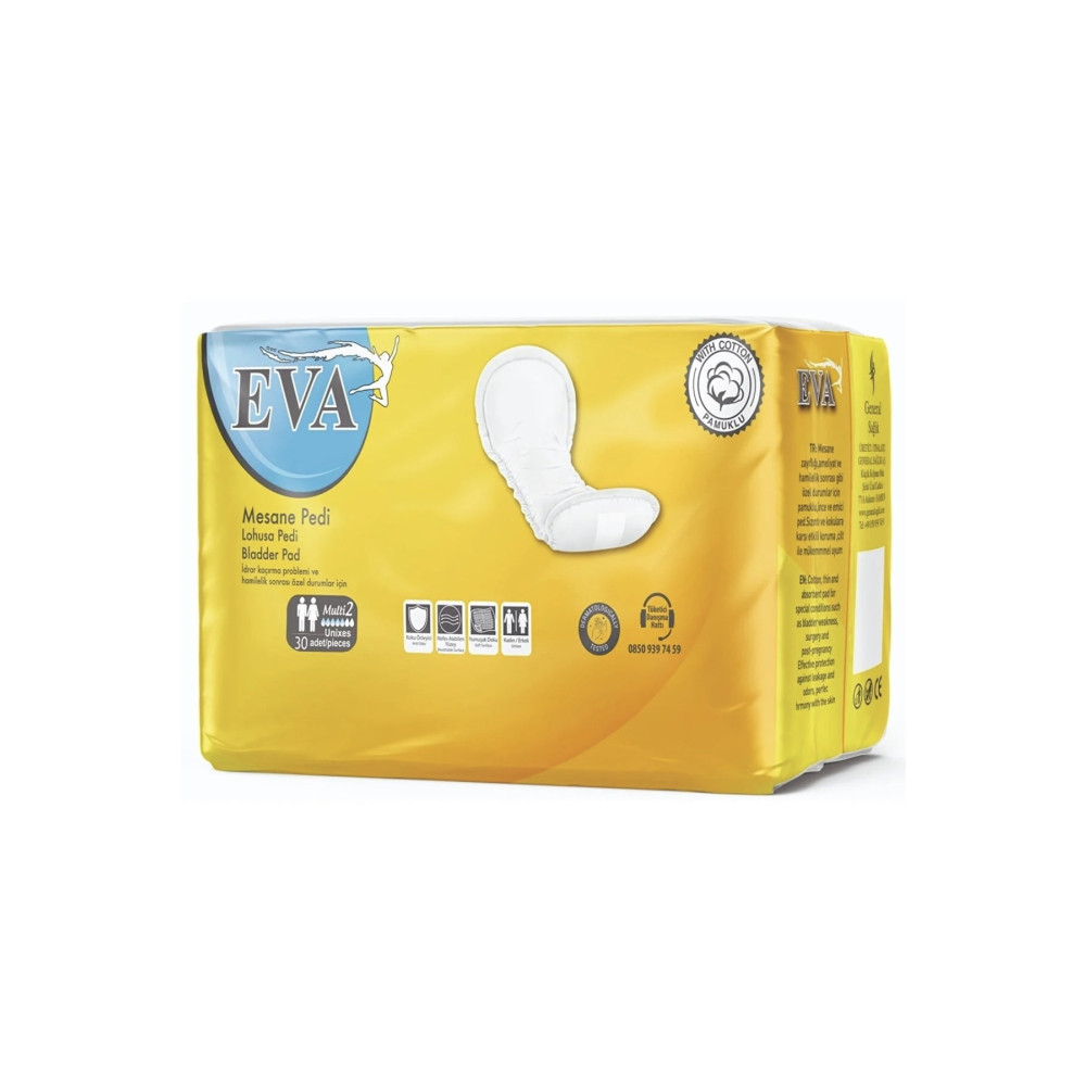 EVA Mesane Pedi Kadın 30lu Normal (270MM) Hasta Bezleri ve Temizliği Fiyatı