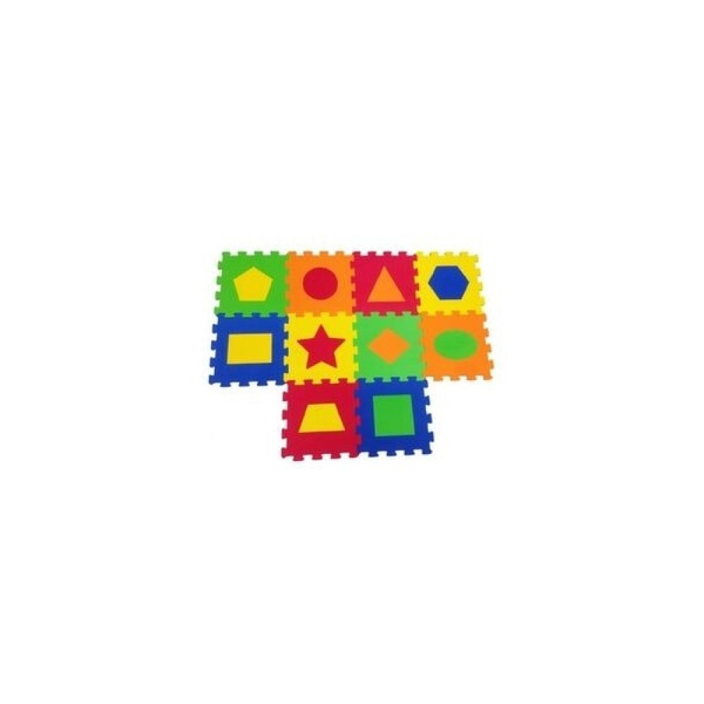 Eva Puzzle Oyun Karosu 33X33CM 10MM Geometrik Şekiller - Renkli - 33 x 33 cm Oyuncak Fiyatı