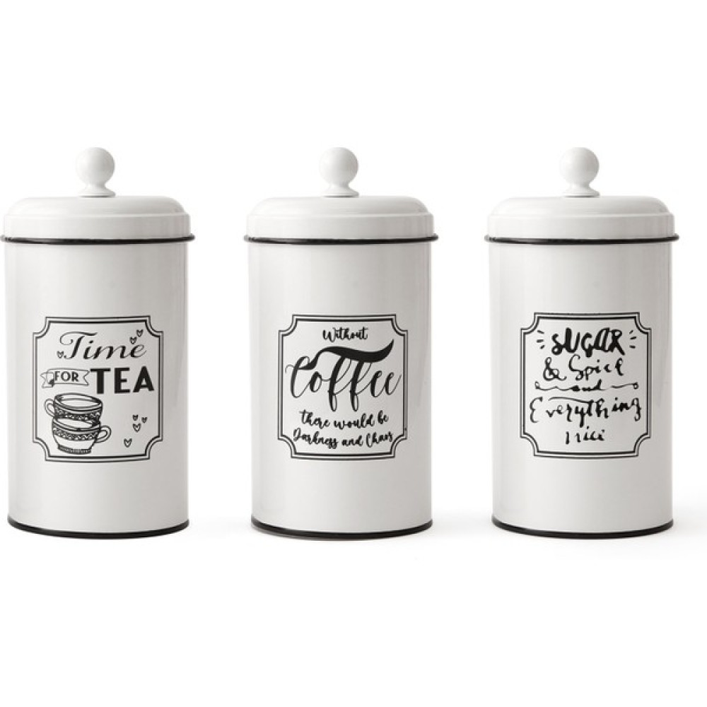 Evabella Galvaniz 3'lü Baharat Seti - Beyaz - 700 ml Baharat Setleri & Baharatlıklar Fiyatı