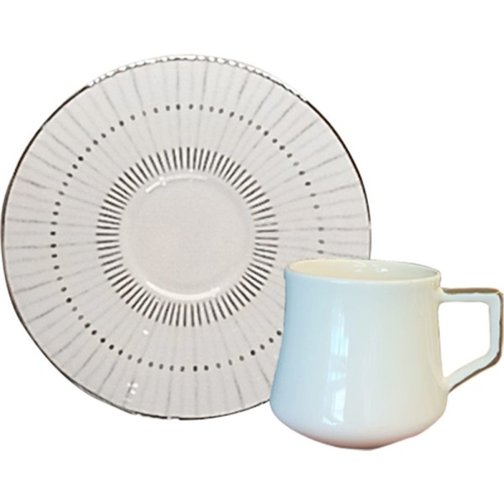 Evaliza Direction Lines 6 Kişilik Çay Fincan Takımı 180 ml Fincan / Bardak / Kahve Takımı Fiyatı