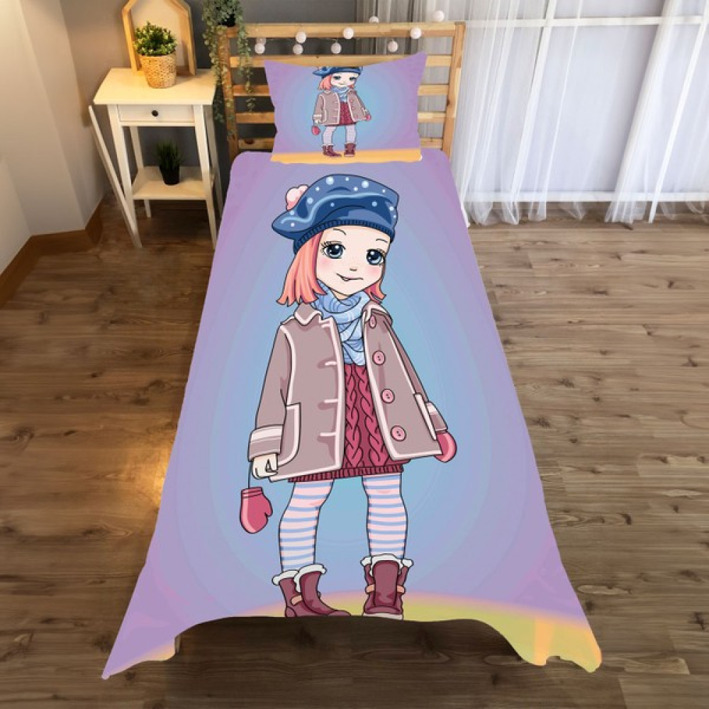 Evan Home My Life Desenli Yatak Örtüsü ve Yastık Kılıfı 2li Takımı - 140 x 220 cm - Açık Pembe Yatak Örtüsü Fiyatı