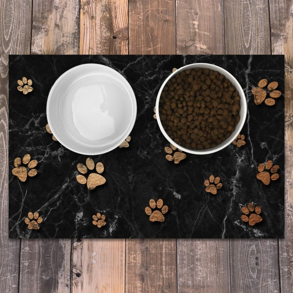 Evaşk Vinil Kaymaz Tabanlı Keçe Baskılı Evcil Hayvan Pet Mama Paspası 30x45 Evcil Hayvan Ürünleri Fiyatı