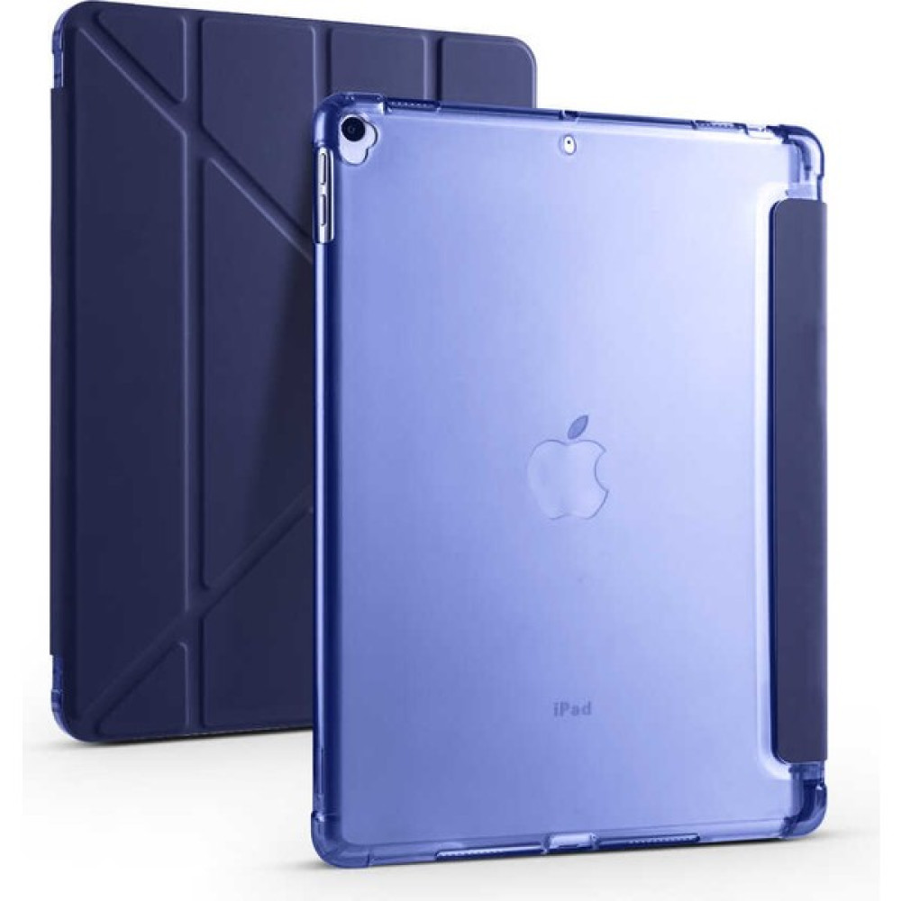 Evastore Apple iPad 10.2 (8.nesil) Kılıf Tri Folding Smart With Pen Standlı Kılıf - Lacivert Tablet Kılıfı Fiyatı