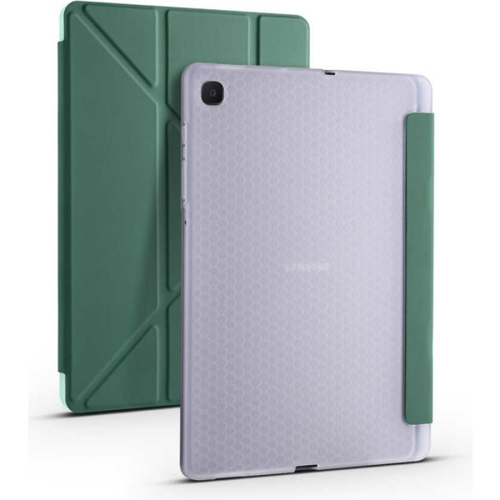 Evastore Galaxy Tab S6 Lite P610 Kılıf Tri Folding Smart With Pen Standlı Kılıf - Yeşil Tablet Kılıfı Fiyatı
