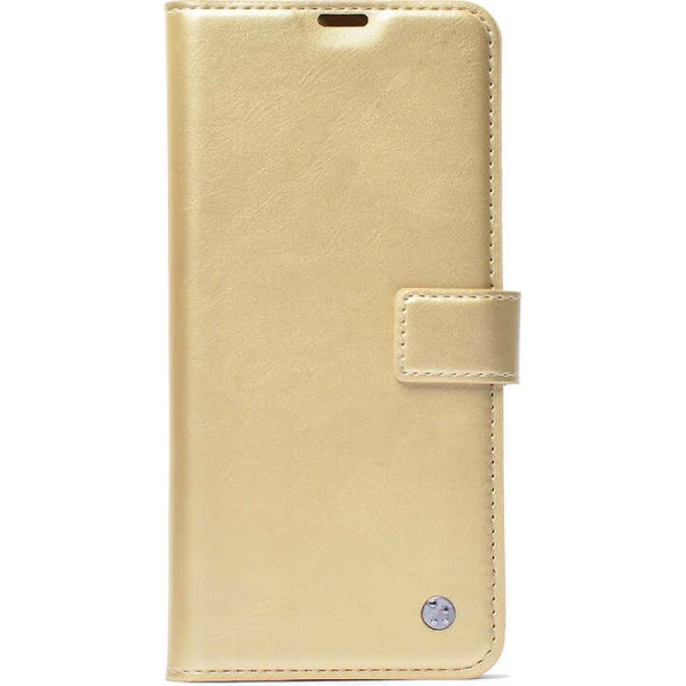 Evastore Xiaomi Redmi 8 Kılıf Kar Deluxe Kapaklı Kılıf - Gold Cep Telefonu Kılıfı Fiyatı