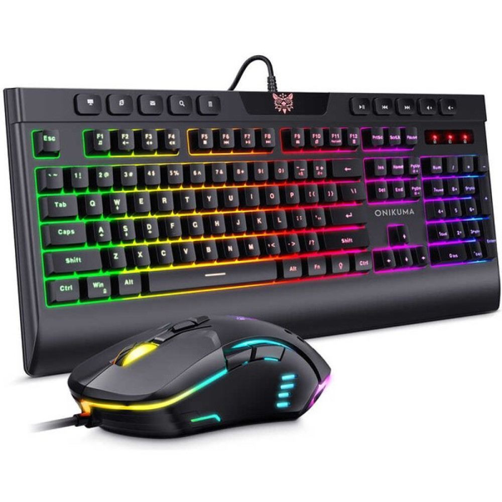Evastore Zore Onikuma G21 Rgb Oyuncu Klavye Mouse Seti - Siyah Klavye - Mouse Fiyatı
