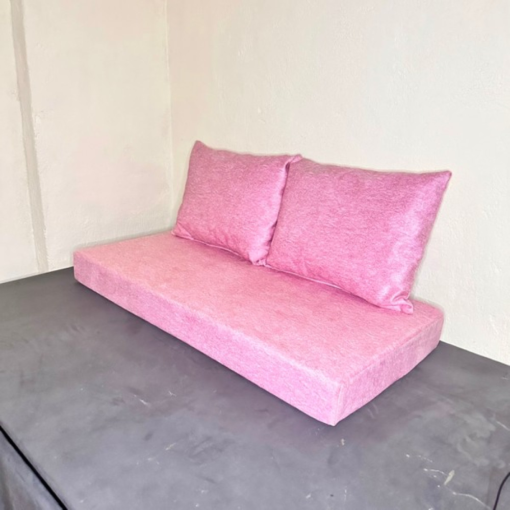 Evben Kırlentli Bank Minderi Fermuarlı Yıkanabilir Pembe (100CMX45CMX10CM) Salon & Oturma Odası Tekstili Fiyatı