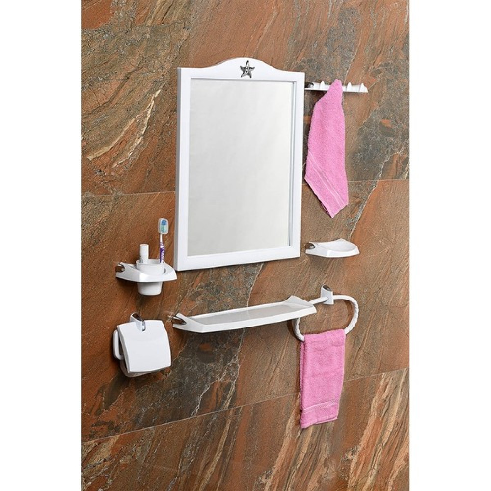 Evcazım CLK614 Taç Ayna Seti Banyo Aynası Fiyatı