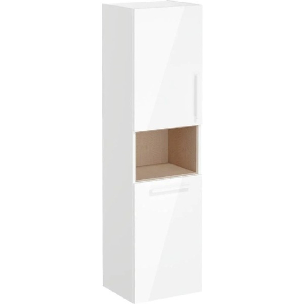 Evde İmaj Vitra Root Round Flat Çamaşır Sepetli Banyo Dolabı 40 cm Sol Parlak Beyaz 66237 Banyo Dolabı / Mobilyası Fiyatı