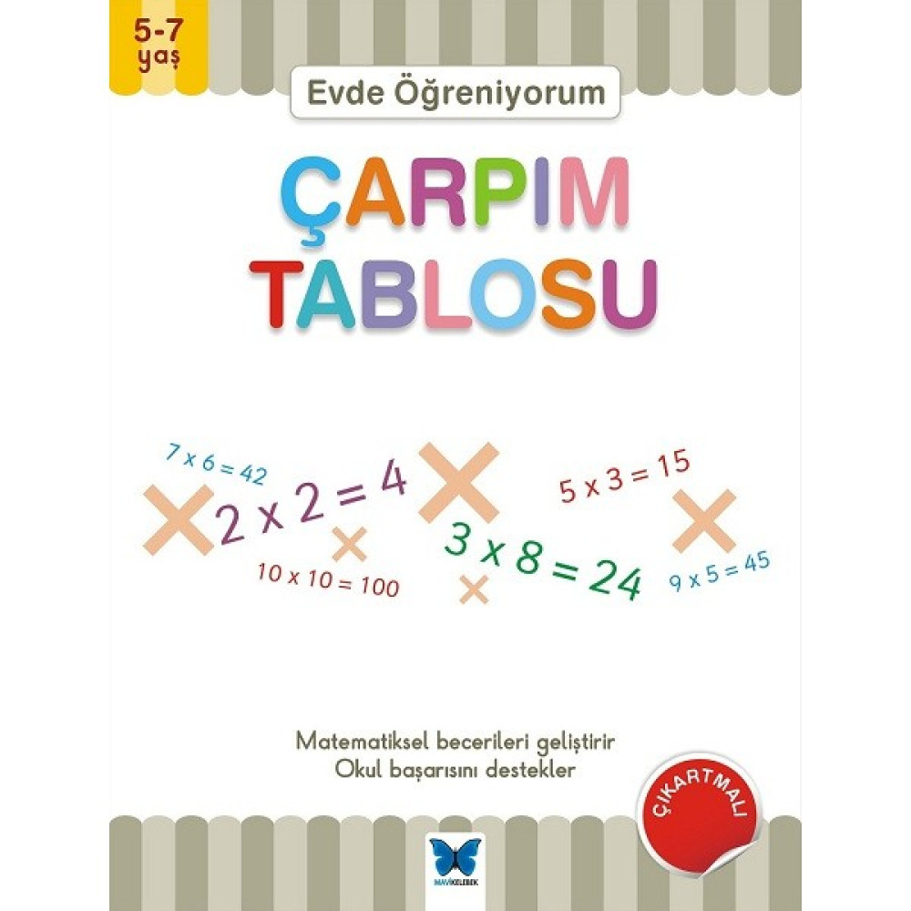 Evde Öğreniyorum: Çarpım Tablosu - Richard Dawson Okul Öncesi Eğitici & Öğretici Kitaplar Fiyatı