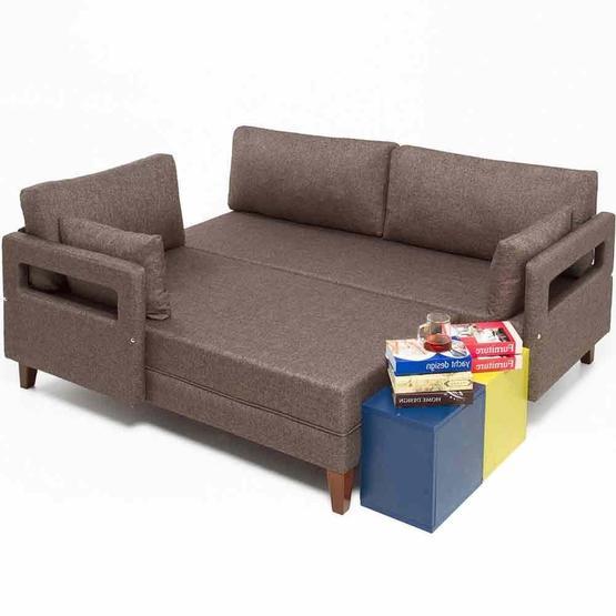 Evdebiz Comfort Yaşam Serisi Kahve Sol Köşe Koltuk