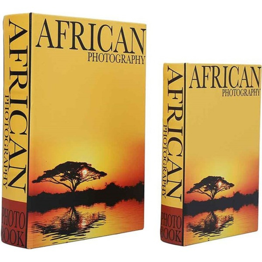 Evden Konsept 2 'li Afrika Temalı Lüks Kitap Kutusu Seti Dekoratif Kitap Kutusu - Ahşap Eşya Saklama Kutusu Fiyatı
