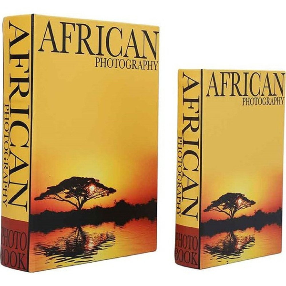 Evden Konsept 2 'li Afrika Temalı Lüks Kitap Kutusu Seti Dekoratif Kitap Kutusu - Sarı Eşya Saklama Kutusu Fiyatı