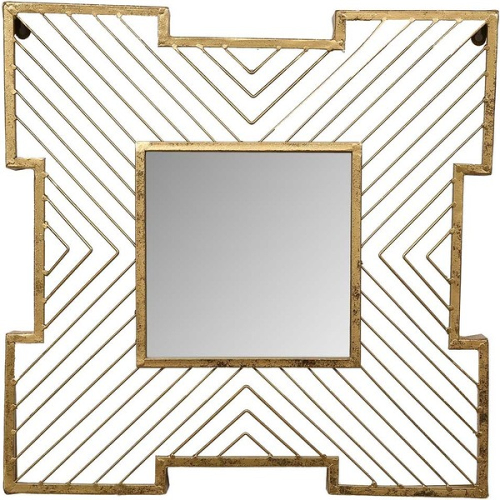 Evden Konsept Vitale Raw Gold Telli Duvar Aynası - 51X51 Ayna Fiyatı
