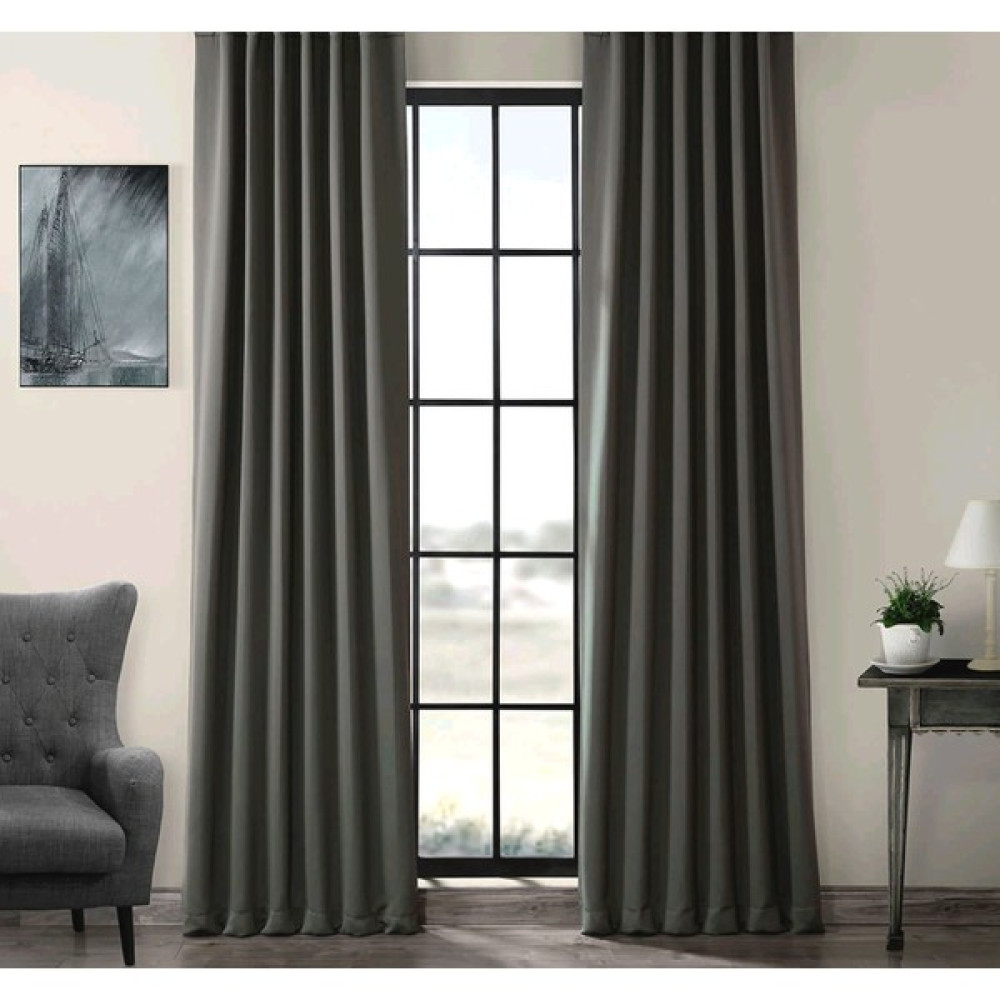 Evdepo Home Hazır Karartma Blackout Pilesiz Fon Perde Antrasit 400 x 260 cm Fon Perde Fiyatı