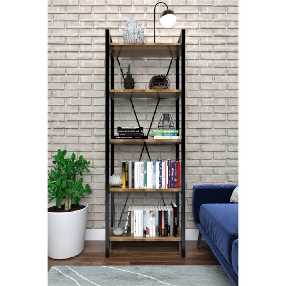 Evdesa Ares Metal Kitaplık Dekoratif Raf 180X60 cm Kitaplık Fiyatı