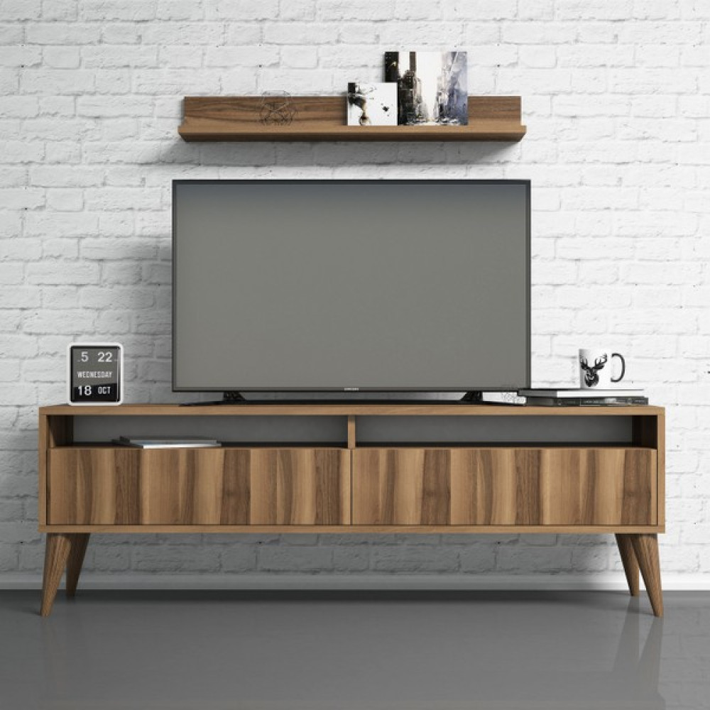 Evdo Best Tv Ünitesi - Ceviz Tv Ünitesi / Sehpası Fiyatı