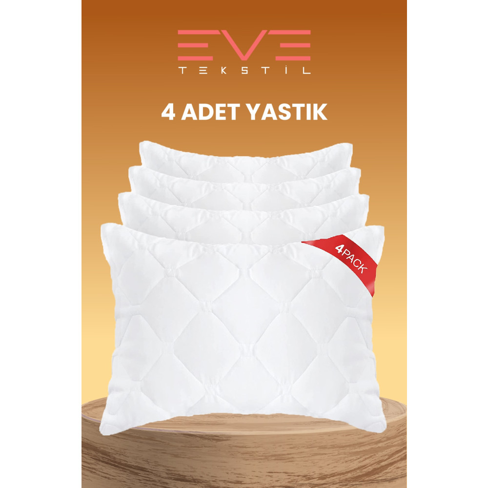 Eve Tekstil 4 Adet Diamond Plus Kapitone Yastık 50*70 Cm 800 gr Yastık Fiyatı