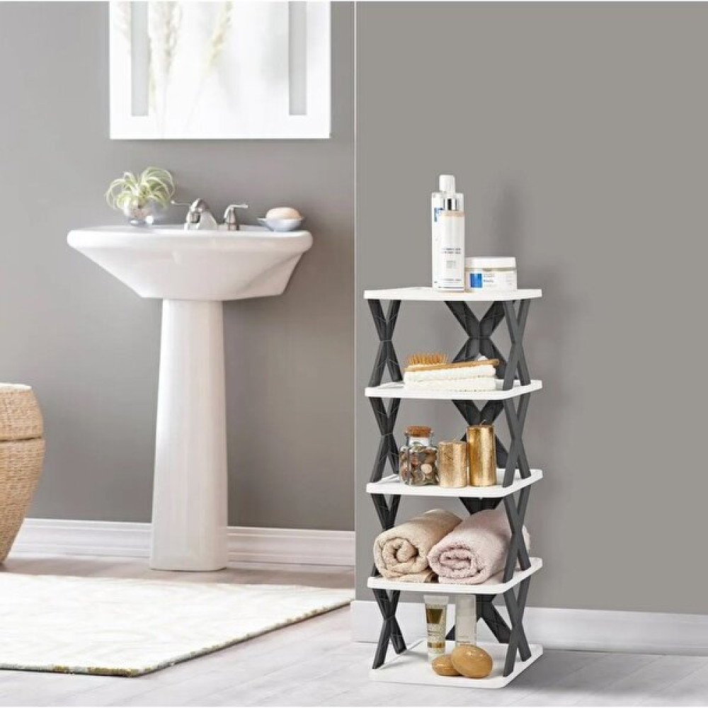 Evefix Model x Organizer, Çok Amaçlı Düzenleyici, Banyo Rafı, Mutfak Rafı - Gri Ayakkabılık Fiyatı