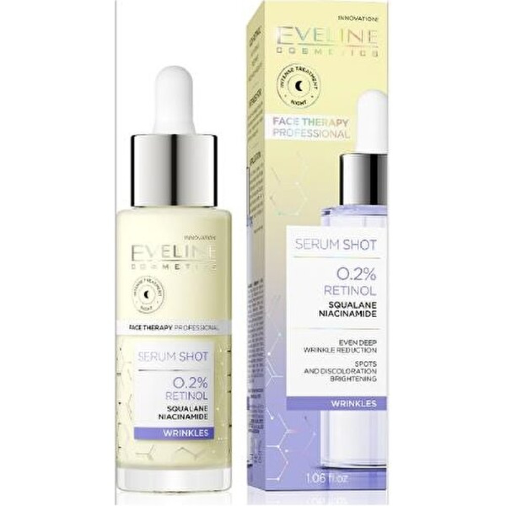 Eveline % 0.2 Retinol + Skualen + Niasinamid Serum Anti-Aging / Yaşlanma Karşıtı Fiyatı