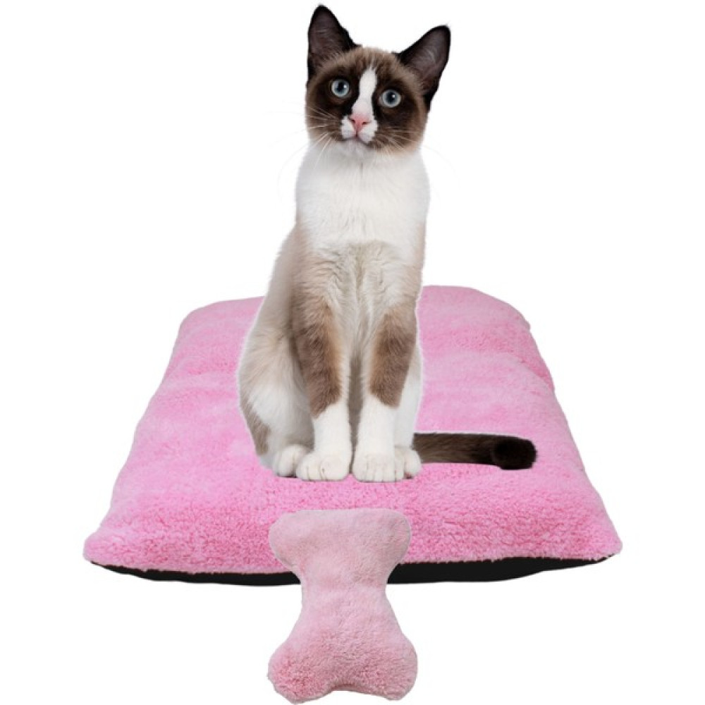 Evene Kedi Yatağı Evcil Hayvan Kedi Minderi 60X40 cm Evcil Hayvan Minder - Pembe - Büyük Evcil Hayvan Ürünleri Fiyatı