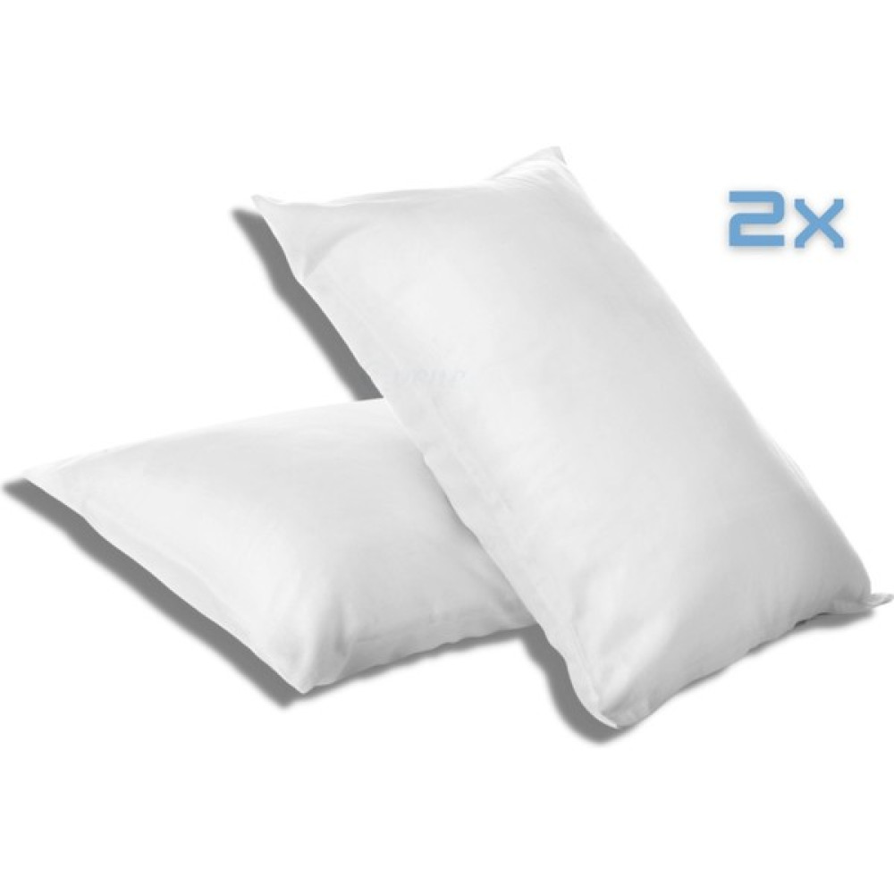 Evene Yastık Boncuk Elyaf 2 Adet Antibakteriyel Dolgu Extra Yumuşak Uyku Yastığı Pamuklu Dikişli Kılıf 800 - 50 x 70 cm - Beyaz Yastık Fiyatı