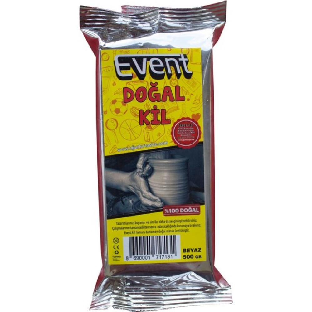 Event Seramik Kil Çömlek Model Hamuru Beyaz Tekli Yardımcı Malzeme Fiyatı
