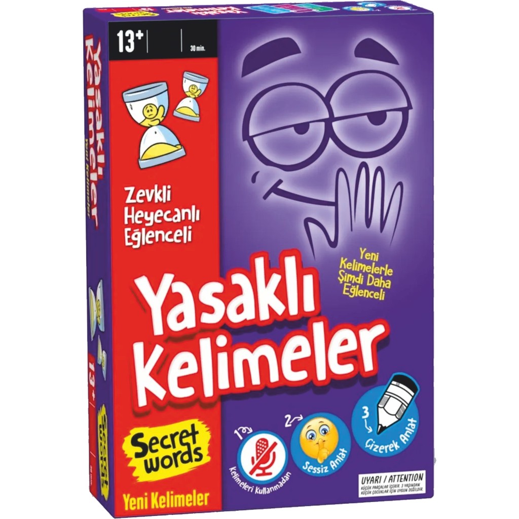 Event Yasak Kelimeler Kutu Oyunu Eğlenceli Zekâ Parti Masa Oyunu Tabu - Beyaz Diğer Fiyatı