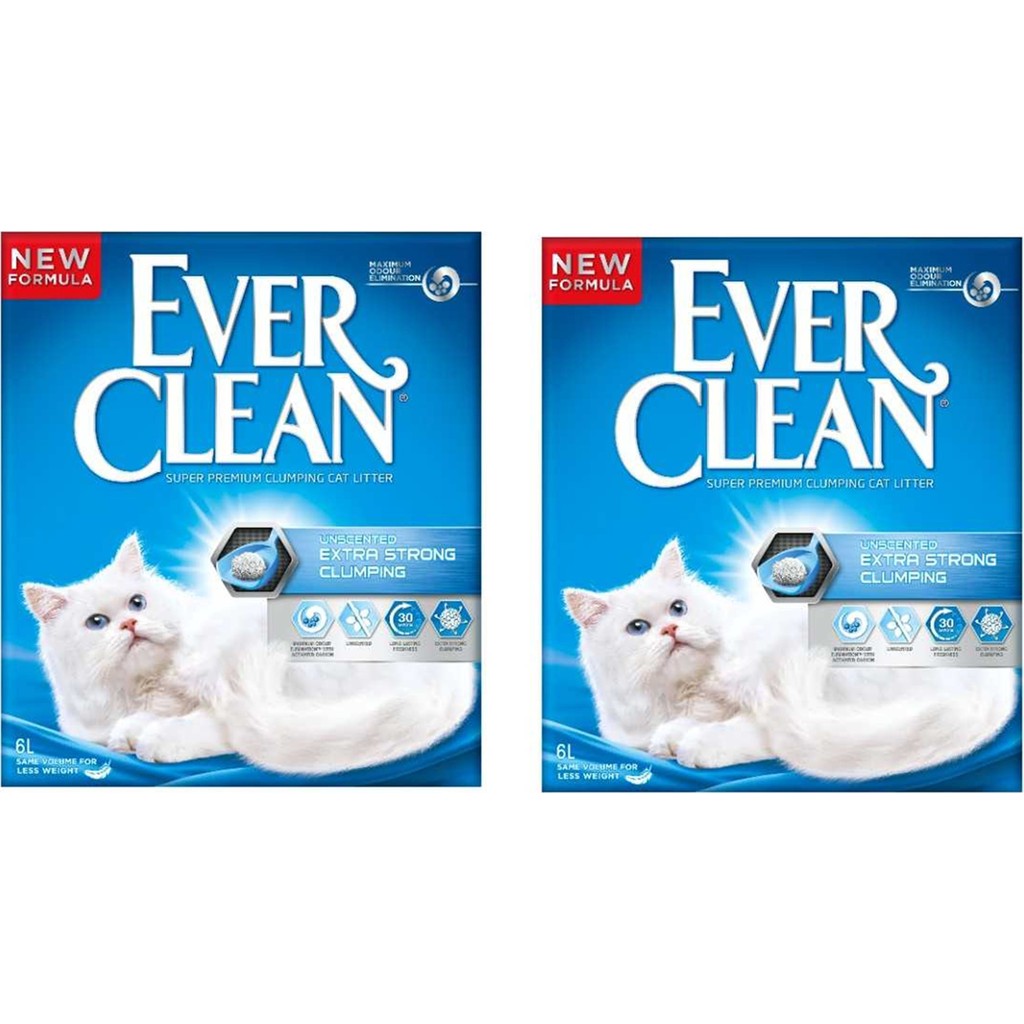 ‎Ever Clean Ever Clean 10 Lt x 2 Topaklaşan Kedi Kumu Ferahlatıcı Koku ile Maksimum Topaklanma Gücü Evcil Hayvan Ürünleri Fiyatı