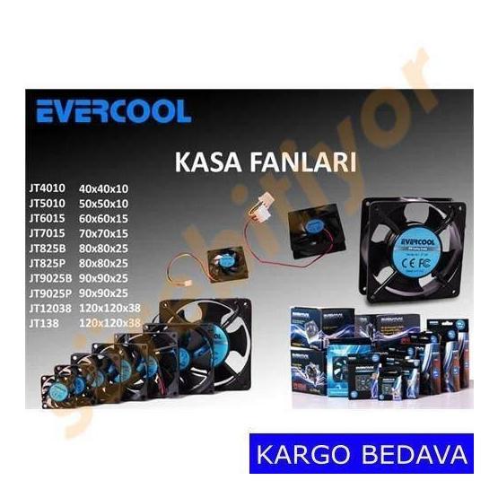Evercool JT6015 Kutulu Kasa Fanı