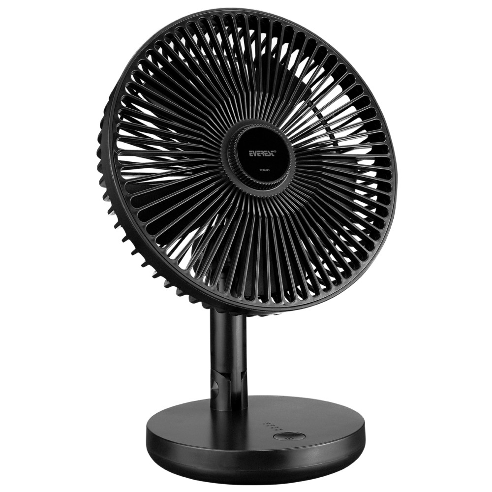 Everest Efn-521 Masaüstü Şarj Edilebilir Siyah 1200mah Usb Mini Fan Vantilatörler Fiyatı