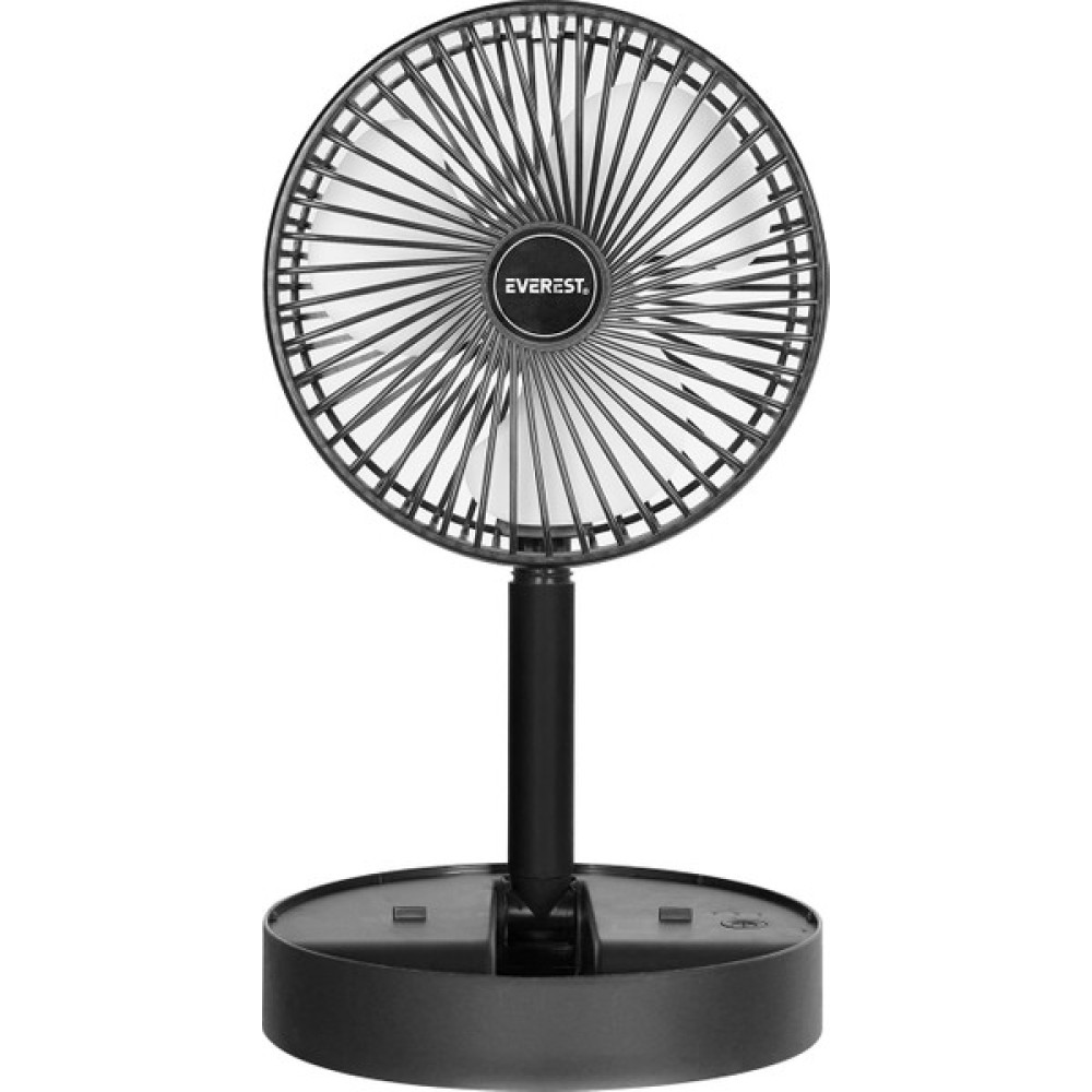 Everest EFN-605 Masaüstü Şarj Edilebilir 800MAH USB Fan - Siyah Oto Boyaları Fiyatı